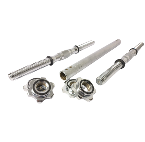 Набор гантельных грифов с соединительным коннектором AMETIST 40 см. (посад. диаметр 25 мм.) металл